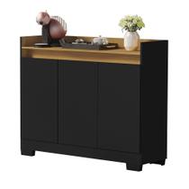 Aparador Buffet Balcão Real 3 Portas escritório cozinha sala cantinho do café Aparador Buffet Balcão Real 3 Portas escritório cozinha sala cantinho do café