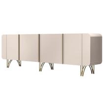 Aparador Buffet Bar Living 04 Portas 220cm Santiago B01 Off White - Lyam Aparador Buffet Bar Living 04 Portas 220cm Santiago B01 Off White - Lyam