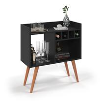Aparador Buffet Bar Retro RUBI Com Adega/Suporte Pés Palito