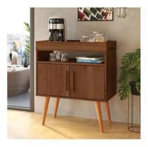 Aparador Buffet Café Bar Drink 2 portas - Canela