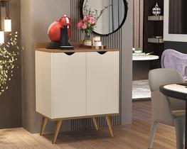 Aparador buffet Cantinho do café 2 portas 4545 Off white / Nature - Comprar Moveis de Casa Aparador buffet Cantinho do café 2 portas 4545 Off white / Nature - Comprar Moveis de Casa