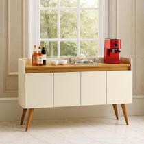 Aparador Buffet Cantinho do Café 4 Portas Luxo - Cores - comprar moveis de casa