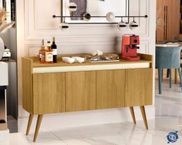 Aparador Buffet Cantinho do Café 4 Portas Luxo - Cores - comprar moveis de casa