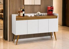 Aparador Buffet Cantinho do Café 4 Portas Pés Palito Lux Prime - Cores - comprar moveis de casa Aparador Buffet Cantinho do Café 4 Portas Pés Palito Lux Prime - Cores - comprar moveis de casa