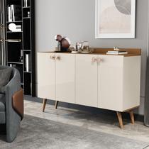 Aparador Buffet Cantinho do Café 4 Portas Prime Pés Palito Babi Cores - comprar moveis de casa