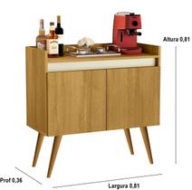 Aparador Buffet Cantinho do café Luxo 2 Portas Cores - JM Casa dos Móveis