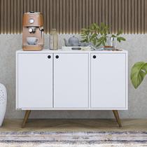 Aparador Buffet Cantinho do café Luxo 3 Portas Sala Cozinha Móveis Bonatto