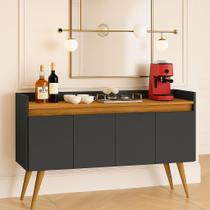 Aparador Buffet Cantinho do Café Luxo 4 Portas - Cores - MJM Casa dos Móveis