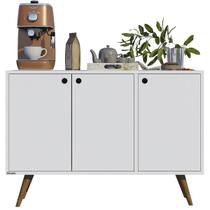 Aparador Buffet Cantinho Do Café Retrô Luxo 3 Portas Móveis Bonatto