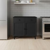 Aparador Buffet Classico 2 Portas 2 Gavetas 80cm Ditália Aparador Buffet Classico 2 Portas 2 Gavetas 80cm Ditália