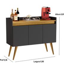 Aparador Buffet Coffee Break 3 Portas Luxo Pés Palito Cores - Comprar Moveis em Casa Aparador Buffet Coffee Break 3 Portas Luxo Pés Palito Cores - Comprar Moveis em Casa