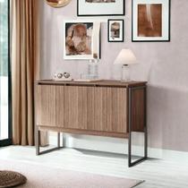 Aparador Buffet com 3 Portas Bari Afarra Preto Aparador Buffet com 3 Portas Bari Afarra Preto