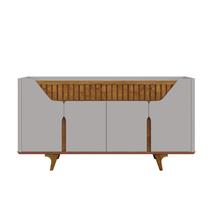 Aparador Buffet Danúbio Off-White com Naturalle - BECHARA Aparador Buffet Danúbio Off-White com Naturalle - BECHARA