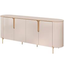 Aparador Buffet De Jantar 4 Portas Orgânico Lia D05 Off White