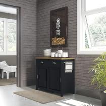 Aparador Buffet Ditália 2 Gavetas 2 Portas Ba-145 Preto Aparador Buffet Ditália 2 Gavetas 2 Portas Ba-145 Preto