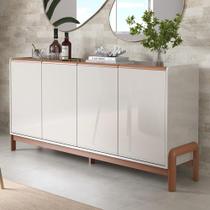 Aparador Buffet Elegance Lukaliam 4 Portas para Sala - Lukaliam Móveis