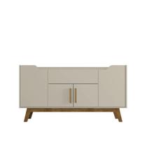 Aparador Buffet Future Bechara Off White Cinamomo 4 Portas Sala