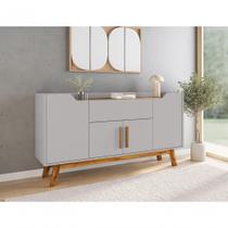 Aparador Buffet Future Retro Pés Em Madeira Off Cinamomo