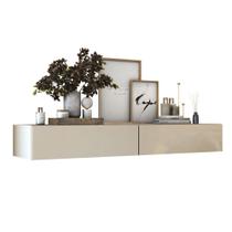 aparador buffet grande 1,10m suspenso cantinho do café 2 gavetas