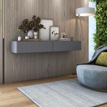 aparador buffet grande 1,10m suspenso hall de entrada 2 gavetas com corrediças telescopicas aparador buffet grande 1,10m suspenso hall de entrada 2 gavetas com corrediças telescopicas