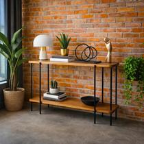 Aparador BUFFET Industrial Moderno para Sala de Estar Madeira e Ferro Design ELEGANTE Aparador BUFFET Industrial Moderno para Sala de Estar Madeira e Ferro Design ELEGANTE