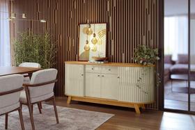 Aparador Buffet Mônaco Cumaru / Opala - Madetec