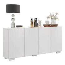 Aparador Buffet Multimóveis Veneza 4 Portas FG3557 Branco