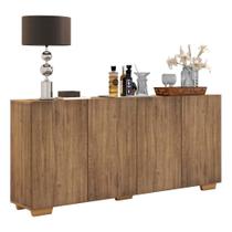 Aparador Buffet Multimóveis Veneza 4 Portas Rustic/natural Aparador Buffet Multimóveis Veneza 4 Portas Rustic/natural