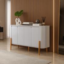 Aparador Buffet Olívia Madeira Maciça Cantinho Do Café 160cm Hall De Entrada Pés Madeira Maciça