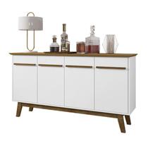 Aparador Buffet Opala Cinamomo/Branco - Bechara