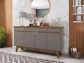 Aparador buffet opala cinamomo com preto fosco