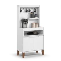 Aparador Buffet Para Cozinha Flow 2 Portas- Branco