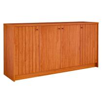 Aparador Buffet para Sala de Jantar Lia 100% MDF com 4 Portas Cimol Cinamomo
