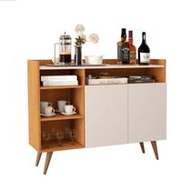 Aparador Buffet Para Sala Duas Portas Duas Prateleiras Celta - Giga Móveis