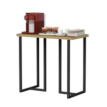 Aparador Buffet Pequeno Para Cantinho do Café Mali 76cm Estilo Industrial Pé de Ferro Tampo MDF Aparador Buffet Pequeno Para Cantinho do Café Mali 76cm Estilo Industrial Pé de Ferro Tampo MDF