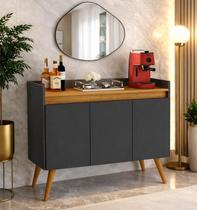 Aparador Buffet Prime Teixeira Luxo 3 Portas - Cores - MJM Casa dos Móveis