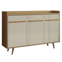 Aparador Buffet Quartzo Cinamomo/Off-White - Bechara Aparador Buffet Quartzo Cinamomo/Off-White - Bechara