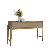 Aparador Buffet Rennes com 2 Gavetas e Pés de Madeira Maciça