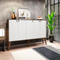 Aparador Buffet Retrô Com 5 Portas San Marino Brienza Movelaria Aparador Buffet Retrô Com 5 Portas San Marino Brienza Movelaria