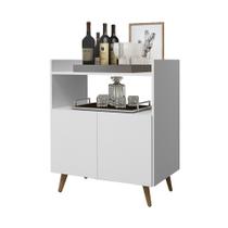 Aparador Buffet Retro Suíça 2 Portas Branco J&A Móveis Aparador Buffet Retro Suíça 2 Portas Branco J&A Móveis