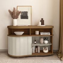 Aparador Buffet Ripado Flex 1 Porta de Correr Magnum Artely