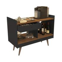 Aparador Buffet Sala Bar Divisor de Ambiente 1 Gaveta Retrô 4064 - Cores Aparador Buffet Sala Bar Divisor de Ambiente 1 Gaveta Retrô 4064 - Cores