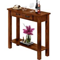 Aparador Buffet Sala De Estar 01 Gaveta 100cm W02 New Rústico Madeira Maciça Imbuia - Lyam Decor Aparador Buffet Sala De Estar 01 Gaveta 100cm W02 New Rústico Madeira Maciça Imbuia - Lyam Decor