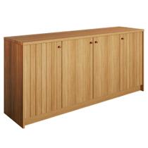 Aparador Buffet Sala de Jantar 4 Portas 100% MDF Lia Cimol
