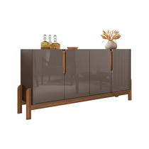 Aparador Buffet Sala Lizz 170cm com Pés de Madeira Maciça - Casa D Aparador Buffet Sala Lizz 170cm com Pés de Madeira Maciça - Casa D