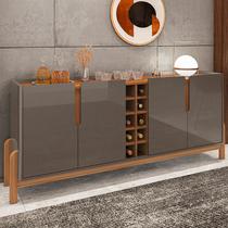 Aparador Buffet Sala Lizz 190cm com Pés de Madeira Maciça - Casa D