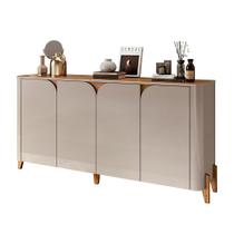 Aparador Buffet Sala Memphis com Pés de Madeira Maciça Aparador Buffet Sala Memphis com Pés de Madeira Maciça