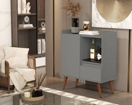 Aparador Buffet Status Cantinho Do Café Com Duas Portas E Prateleiras JM3 MÓVEIS