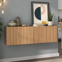 Aparador Buffet Suspenso 4 Portas Multimóveis MP8002