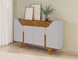 Aparador Buffet Tâmisa Off White/Naturalle - Bechara Móveis